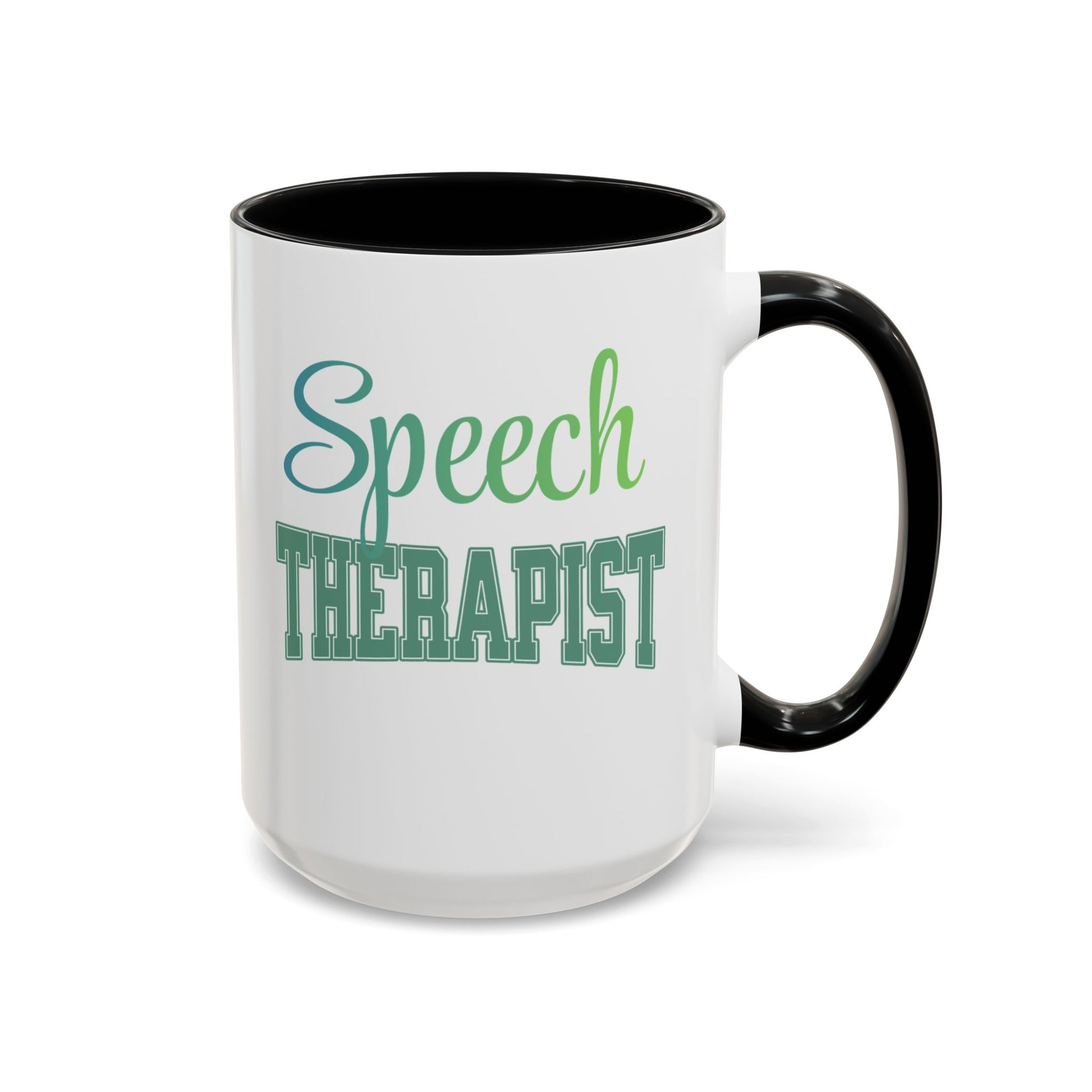Speech Therapist Ceramic Coffee Mug ,15oz Healthcare Worker Mug, 15oz Iced Coffee Cup - Pepper Rose Prints